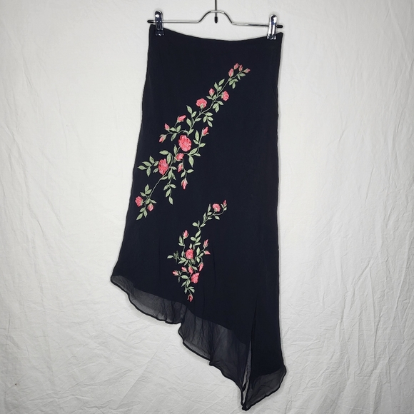 Anne Carson Silk Skirt - Picture 1 of 6